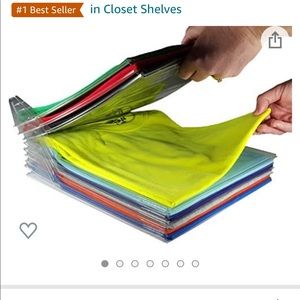 EZatax closet organizer and shirt folder